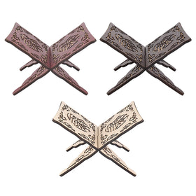 Tailai Sale Durable Portable MDF Material Al Quran Book Holder Religious Book Holder Artisan Craftsmanship