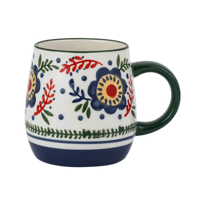 Hot Selling Hand Painted Ceramic Mug Personality Creative Mug