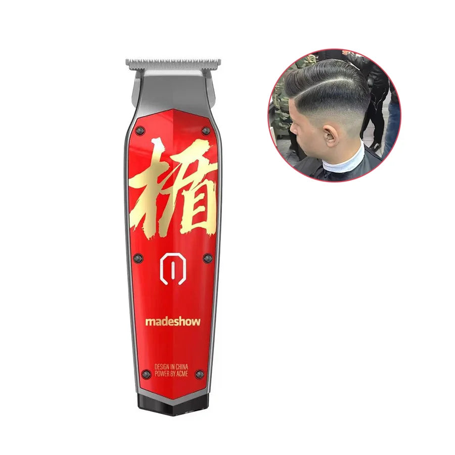New Style MadeShow M11 Professional Hair Clippers Barbershop Engraving Hair Trimmers Hair Cutting Machine Shaving Head Artifact