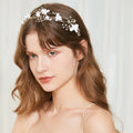 Women Ceramics Crown Headpieces Stock Sweet Bridal Flower Girl Rhinestone Headpieces