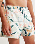Custom Waterproof Pocket Swim Shorts Stretch Board Shorts 5 Inch Inseam Shorts for Men Swimwear