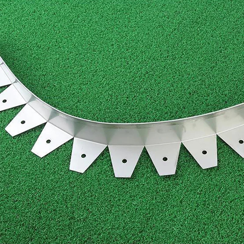 Commercial Best Stainless Steel Rectangle Lawn Edging Artificial Style Grass Border for Landscaping Metal Material