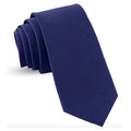 Wholesale Custom 100% Polyester Stripe Necktie for Men Solid Navy Blue White Red Pink With Custom Logo Design Made in China