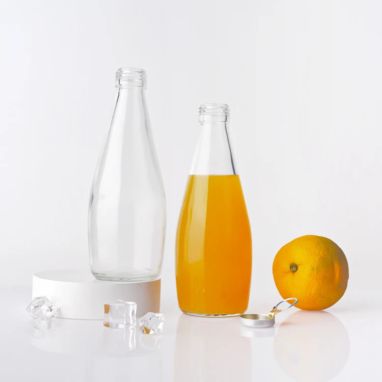 Wholesale 200&250&500ml Glass Juice Bottle Yogurt Glass Jar