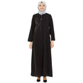 DEMU New Spring and Autumn Women's Long Skirt Abaya Dubai Hot Diamond Nails Pearl Cardigan Robe for Muslim Factory Direct Sales
