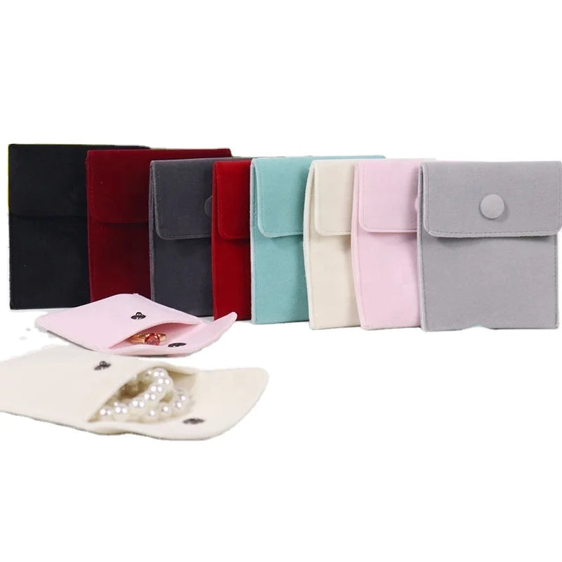 2026 Custom Small Suede Mini Velvet Pouches Jewelry Low MOQ Hot Sale Fast Shipping Recyclable for Necklaces and Earrings