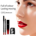 Wholesale Lip Gloss & Lip Pencil Combination Matte Velvet Non-Sticky Cup Lip Glaze Liquid Lipstick Lipliner Set