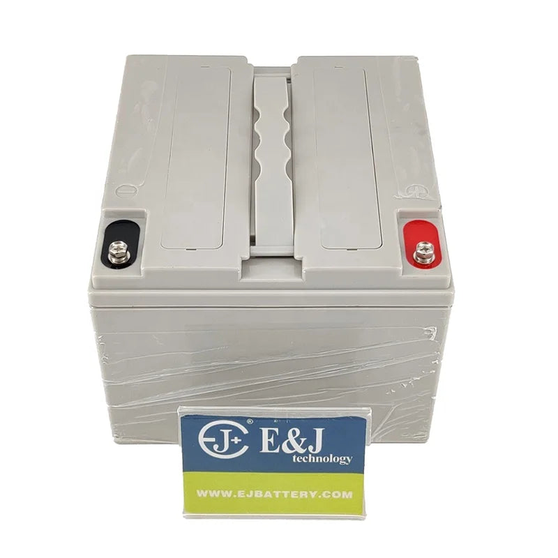 12V 22Ah ABS Plastic Box IP54 Rated Black/Grey ENJ EJ12-22 18650 Lithium Battery Case Replacement for 4s Battery Boxes Racks