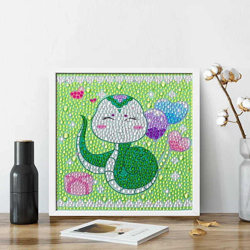 DIY 5D Diamond Painting Kits for Kids Full Drill Cartoon Snake Diamond Painting Animal Home Decoration Diamond Art
