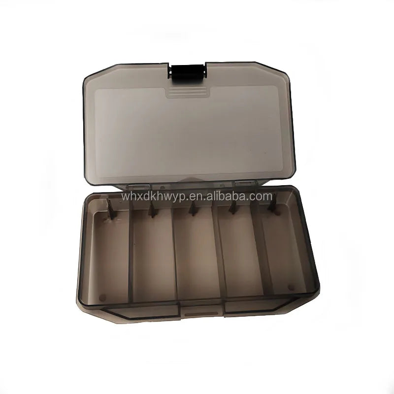 MISTER LURE Wholesale High Quality 17.5*10*3cm ABS Plastic Storage Multifunction Five Grids Fishing Lure Tackle Box
