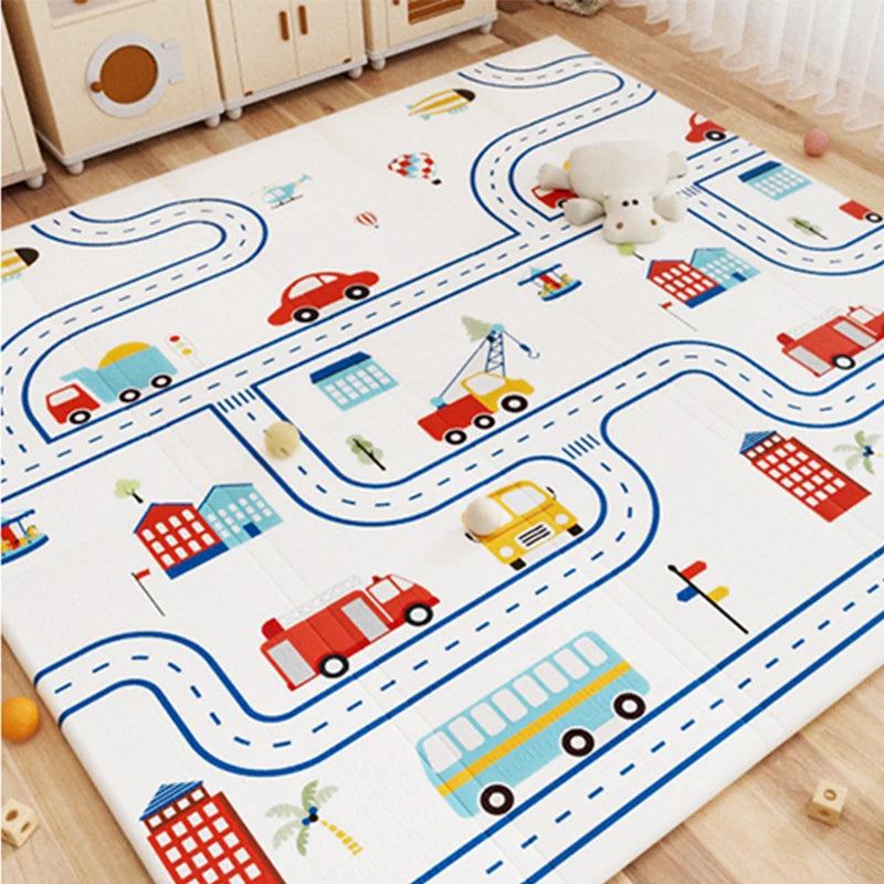 Baby Play Mat Thick Crawling Mat Double Surface Baby Carpet Rug Animal Trees Developing Game Kids Mat Pad