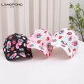Landfond Cute Strawberry Fruit Print Baseball Cap Fashion Children Sun Hat Casual Baseball Cap