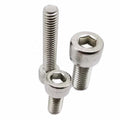 DIN912 M3 M4 M5 M6 M8 A2-70 304 Stainless Steel Hexagon Hex Socket Cap Head Screw Allen Bolt Thread Length 10-150m