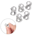 Adjustable S Clasps Snap Hook Accessories Fashion 304 Stainless Steel Buckle Swivel Hook for Jewelry Making