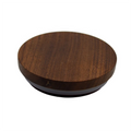 Wooden Glass Cover Coffee Cup Wooden Lids with Silicone Seal Ring Wooden Lid for Jar and Bottle with Embossed logo