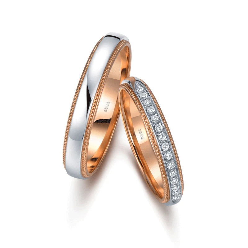 Custom 9K 14K 18K Pure Gold Engagement Ring with CVD Natural Diamond Trendy Designs for Wedding Party for Couple Anniversaries