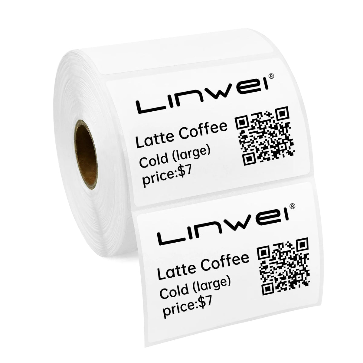 Custom Labels 300200 76x51mm Compatible Thermal Shipping Label Stickers 3" X 2" for Zebra Printers