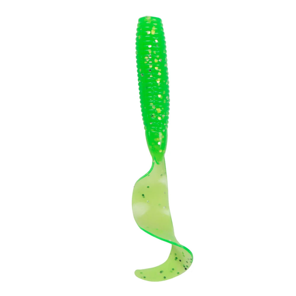 Artificial Fishing Lure Soft Baits Wacky Lure Fishing Worm Baits Grubs Tail