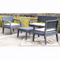 Hot Selling Furniture Plastic / Wicker Sofas Outdoor Rattan Sofa Set with CE Certificate