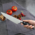 8 Inch Professional POM Handle German High Carbon 5cr15MOV Stainless Steel Eco-Friendly Ambidextrous Chef Knife High-Polish