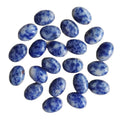 HZ 13*18mm Oval Blue Spot Stone  Cabochons for Jewelry Crafts
