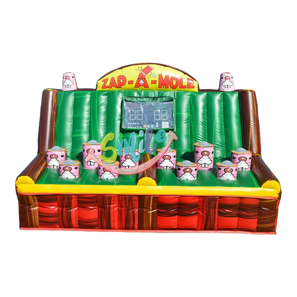 China Customized Interactive Human Zap a Mole Game Inflatable Zap a Mole Game for Rental