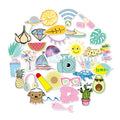 Factory Custom Sticker PVC Vinyl Waterproof Cartoon Luggage Laptop Die Cut Stickers Custom Printing logo Stickers