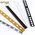 Modern L-Shaped Aluminum Metal Wall Decorative Corner Protector Ceramic Border Strip Trim for Edge Tile L Angle Profile Border