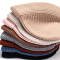 Fashionable Classic French Bucket Solid Color Genuine Sheep Wool Hat Winter for Women Fishing Hats