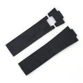 22*10mm Luxury Black Rubber Waterproof Replacement Wrist Watch Band Strap for Ulyss Nardi