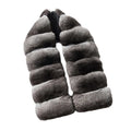 Luxury Soft Winter Warm Fur Scarves Real Chinchilla Fur Scarf for Women