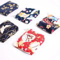 Hot Sell Fashion Cotton Coins Bags Gifts Idea for Women Purse Zipper Card Square Flat Pouch Bag