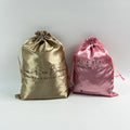 Luxury Custom Logo Dustproof Storage Bag Wig Packaging Silk Satin Drawstring Pouch Satin Dust Bag for Small Business