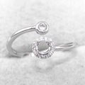 Sterling Silver 4*4mm Semi Mount Ring Empty Frame Blank Support Claw Setting S925 Base Holder Without Center Stone for DIY Inlay
