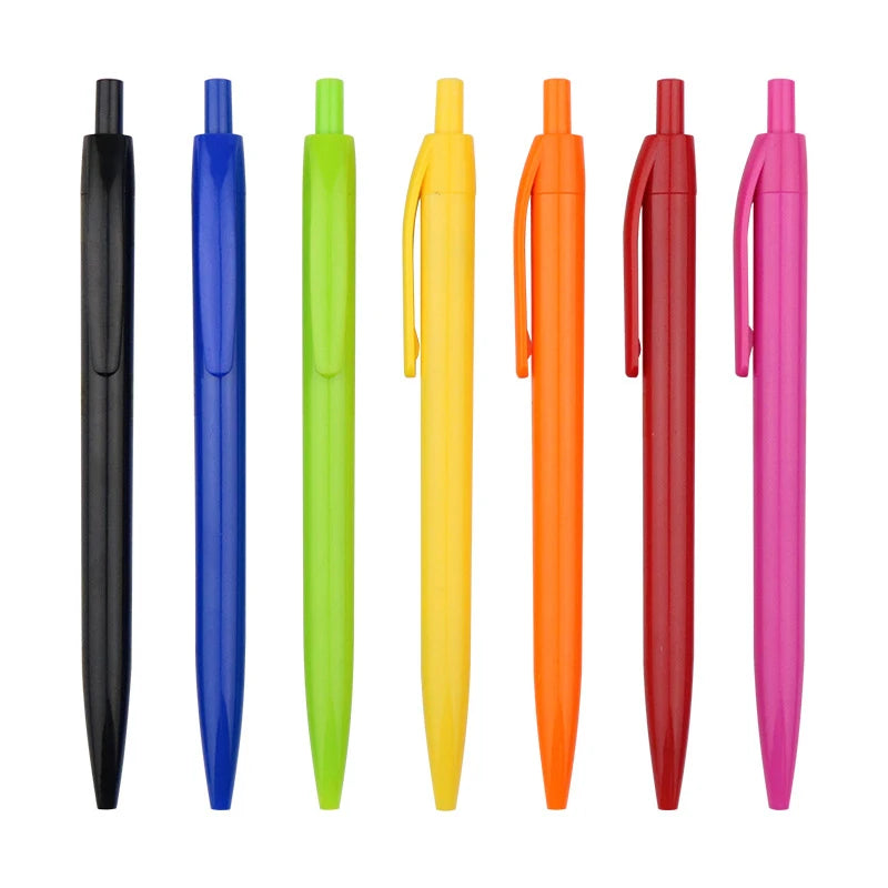 Cheap Price Custom Logo Sports Plastic Ballpoint Pen with Environment-protective Ink for Office School Promotional Use