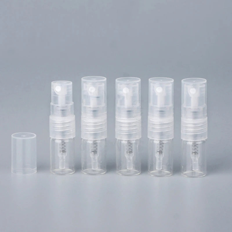 1ml  Glass Perfume Separately Bottled Mini Portable Perfume Bottle Spray Sample Bottles Spot Wholesale