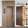 China Factory Price Fire Resistant Hotel Doors Wood Apartment Doors AS1905 AS1530 60/90/120 Mins Fireproof Wood Door