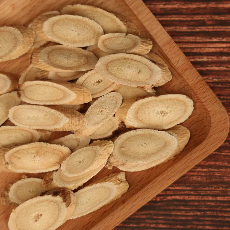 Sliced Astragalus Root Herbal Tea Chinese Herb Astragalus Membranaceus Root Dried Slices Astragalus