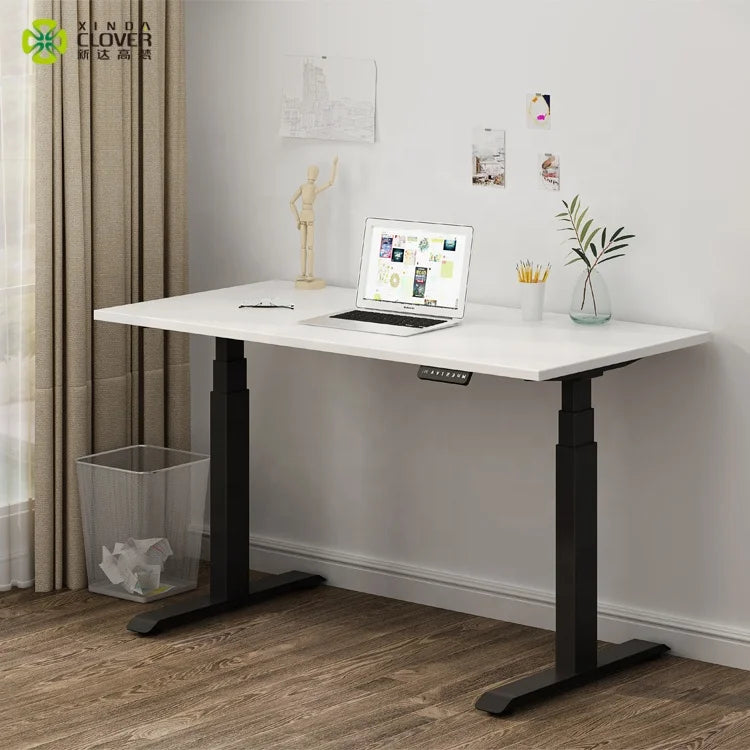 Factory Direct Sales Modern Electric Adjustable Standing Desk for Commercial Use with 5-Year Warranty