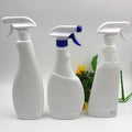 Wholesale 500ml 17oz Matte White HDPE Empty Trigger Spray Bottle Hand Release Gun