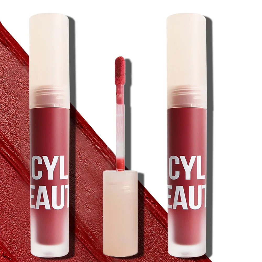 Wholesale Soft Matte Lips Makeup Lipgloss Private Label Grape Fruit Scent Low Moq Long Lasting Waterproof Velvet Matte Lip Gloss