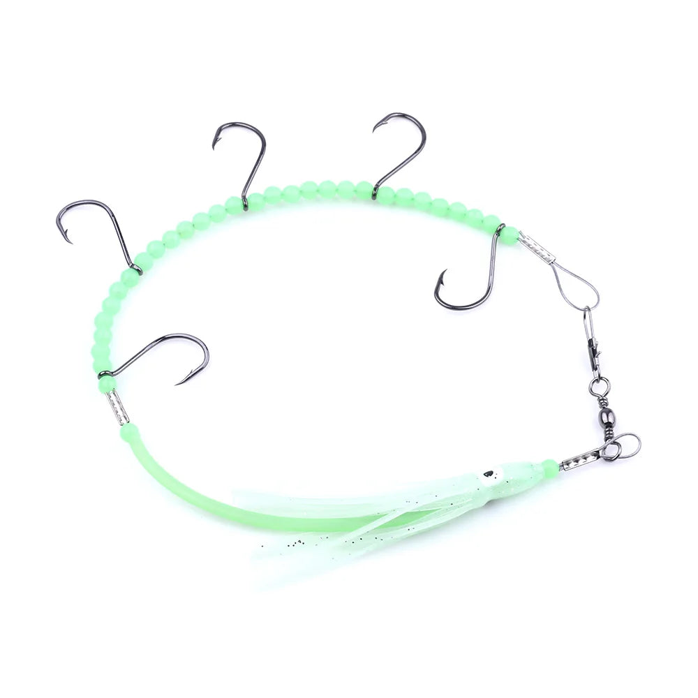 High-quality Alloy Stainless Steel Material Luminous String Sea Fishing Hooks