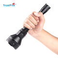 Aluminum 1000m Long Range Led Tactical Flashlight High Power 2300 Lumen Usb Rechargeable Camping IP68 4 Modes