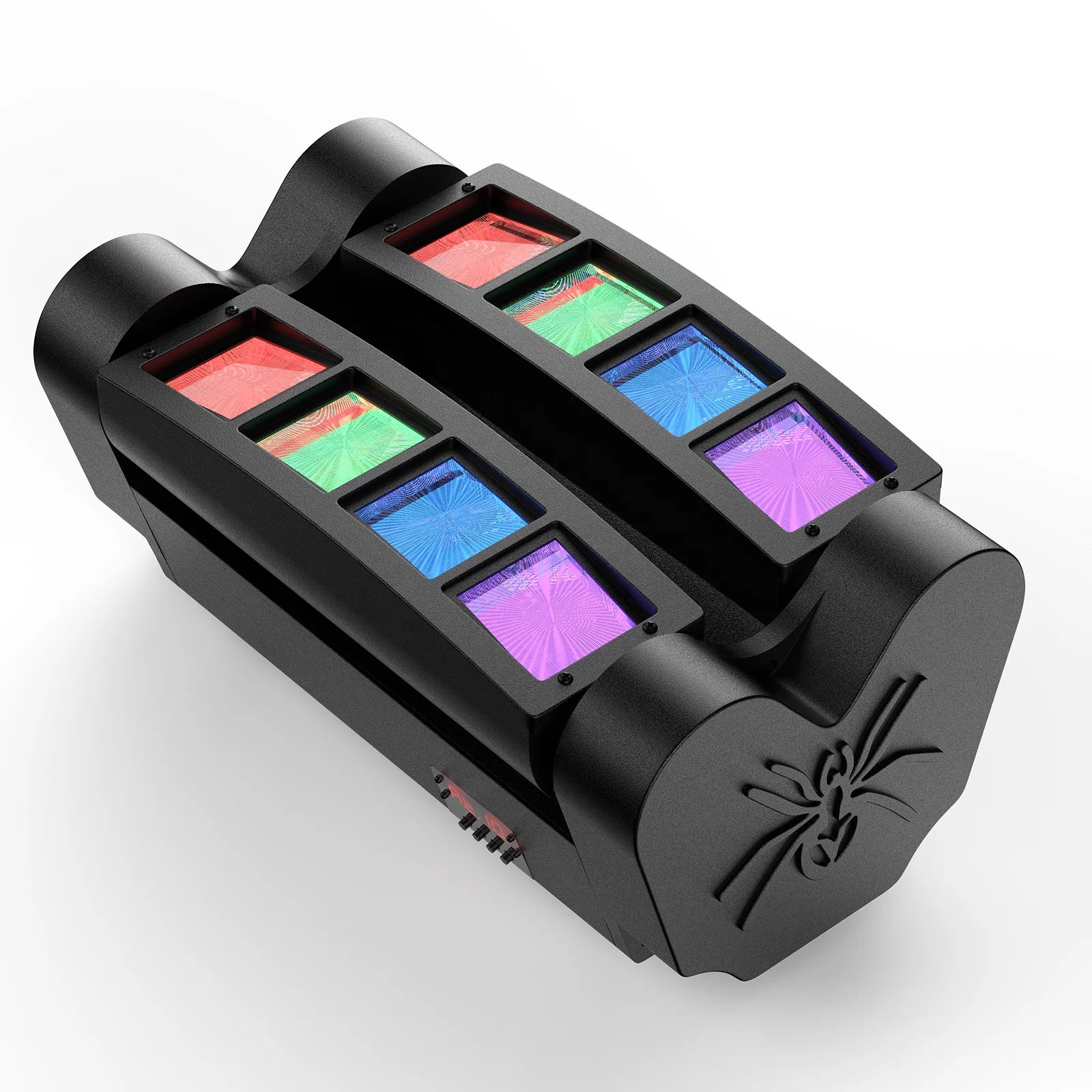 U`King 60W 8LEDs RGBW 4 in 1 Color LED Mini Spider Stage Light DMX and Sound Control Shaking Head Stage Effect Light