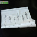 Wholesale Customized logo Frosted Plastic Bags Self Sealing Bags Clothing Packaging Frosted Zipper Bags Plastic Belt logo