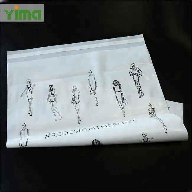 Wholesale Customized logo Frosted Plastic Bags Self Sealing Bags Clothing Packaging Frosted Zipper Bags Plastic Belt logo