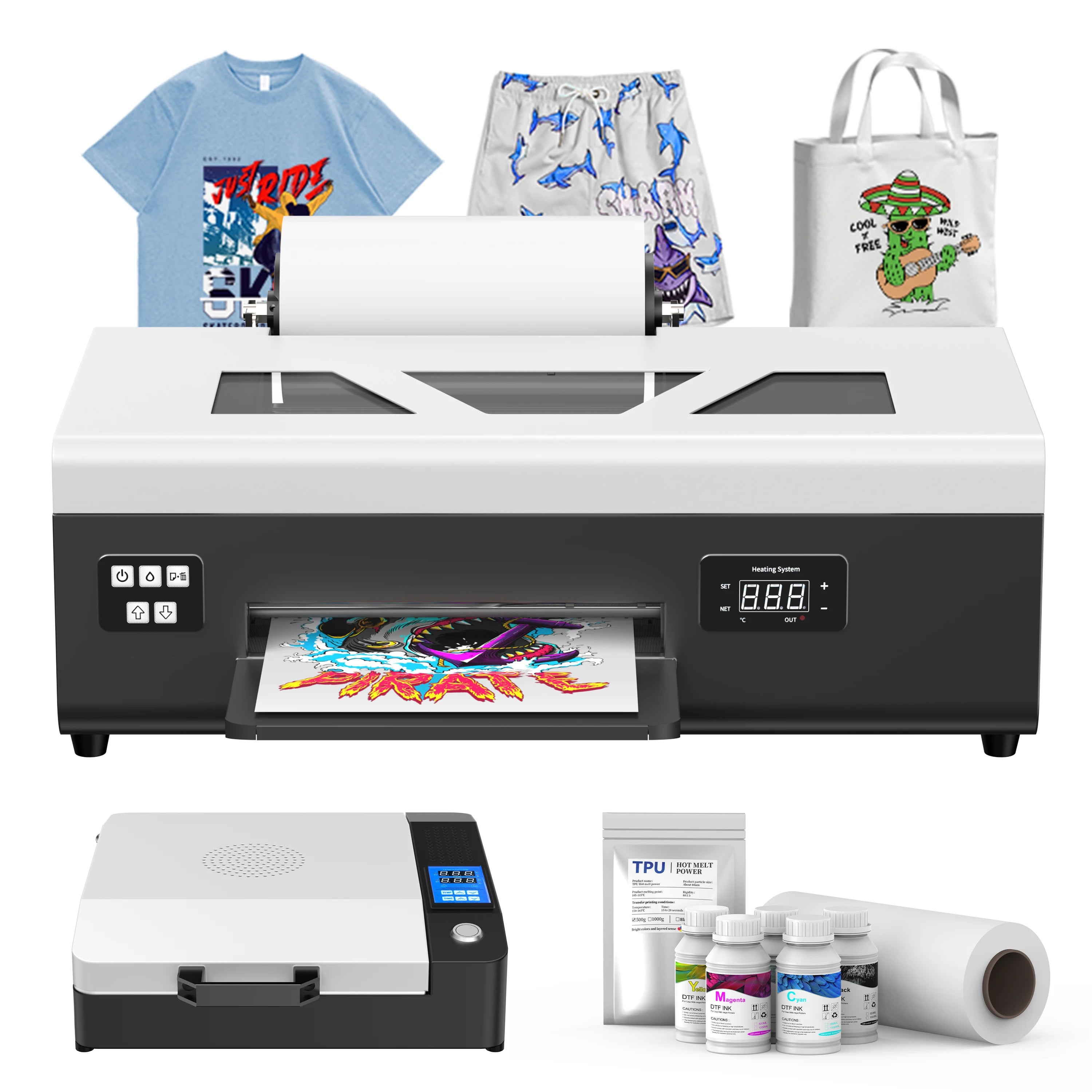 A4 DTF Printer Direct to Film T-shirt DIY Printer DTF Transfers Desktop DTF Printer with L800 Head