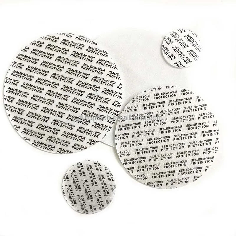 Free Samples Self Adhesive Seal Gasket Pressure Sensitive Foam Seal Liner for Bottle/Jar/Container Cap (Customized Size Is Ok)