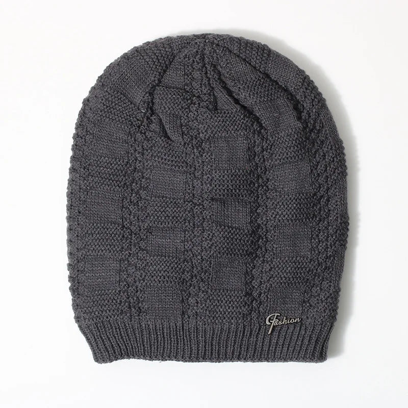 High Quality Custom Logo Wool Hat Ladies Caps and Hats Knitted Winter Protective Winter Beanie Hats Plain
