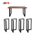 Modern Black Metal Iron Wood Furniture Leg Table with V-shaped Legs Supports Desk Legs